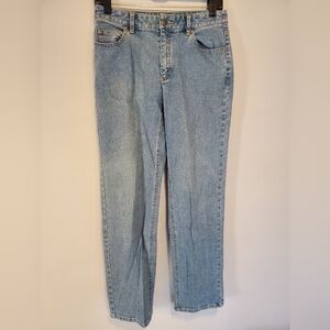 Liz Claiborne Light Blue Denim Straight Leg Jeans